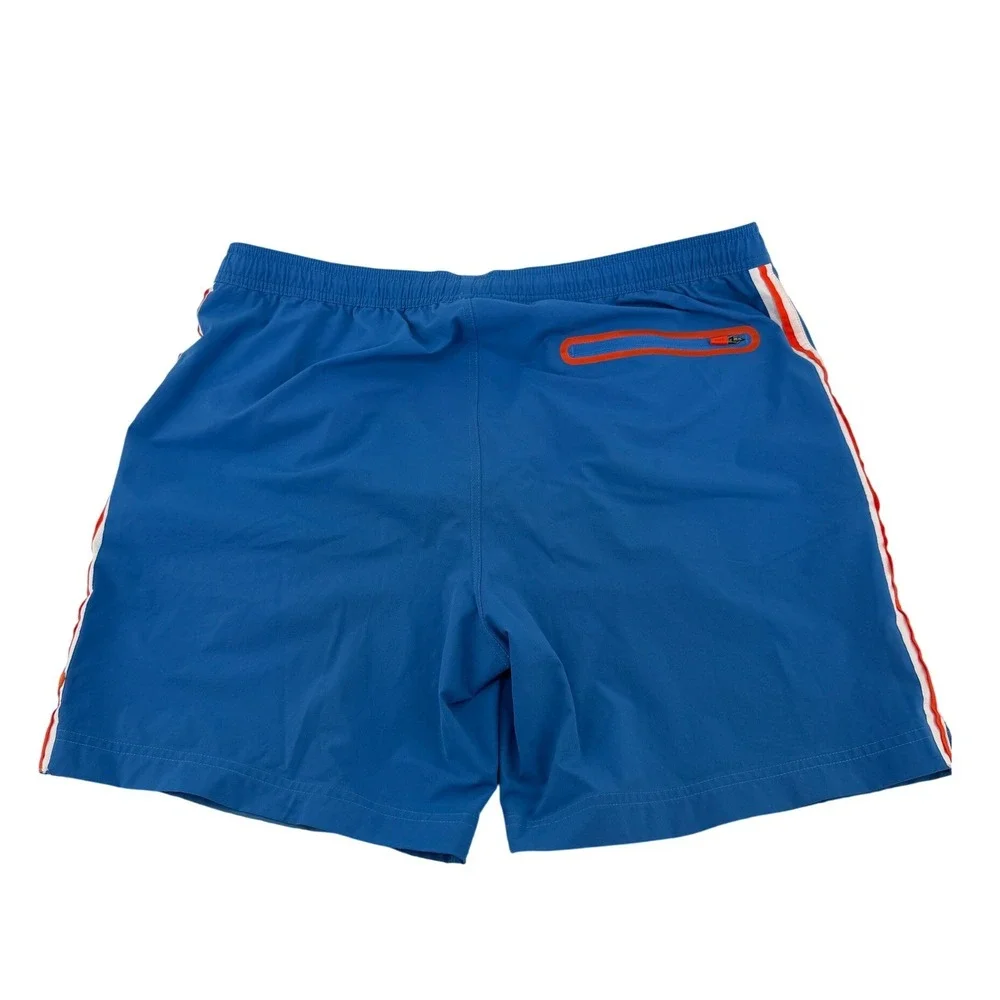 SWIMS Swim Trunks Side Stripes‎ XL Blue Mens Board Shorts Beachwear Summer